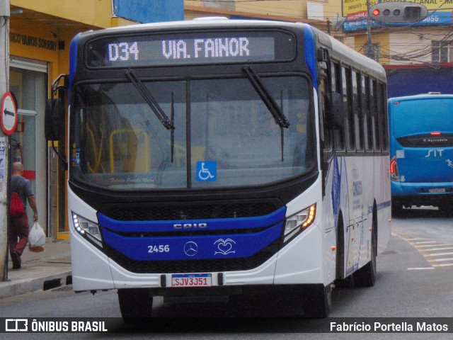 ATT - Atlântico Transportes e Turismo - Vitória da Conquista 2456 na cidade de Vitória da Conquista, Bahia, Brasil, por Fabrício Portella Matos. Número da foto: #12222780.