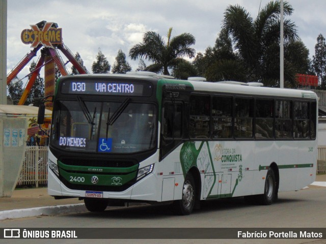 Viação Rosa Vitória da Conquista 2400 na cidade de Vitória da Conquista, Bahia, Brasil, por Fabrício Portella Matos. Número da foto: #12222741.