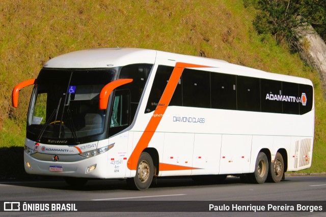 Expresso Adamantina 431541 na cidade de Piraí, Rio de Janeiro, Brasil, por Paulo Henrique Pereira Borges. Número da foto: #12223379.