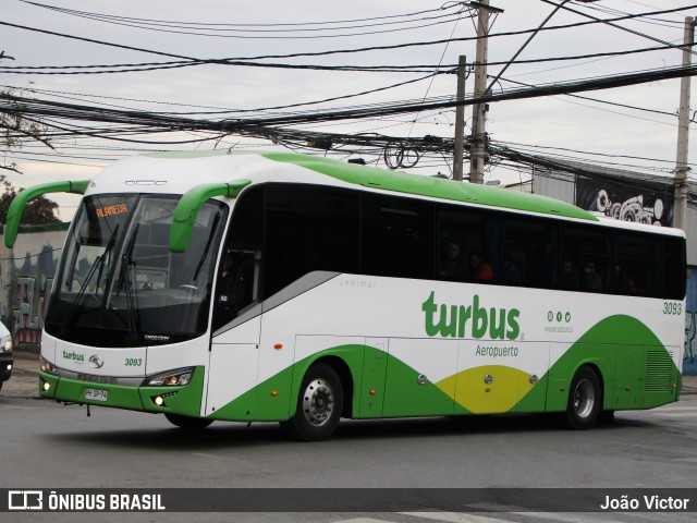 TurBus 3093 na cidade de Santiago, Santiago, Metropolitana de Santiago, Chile, por João Victor. Número da foto: #12223863.