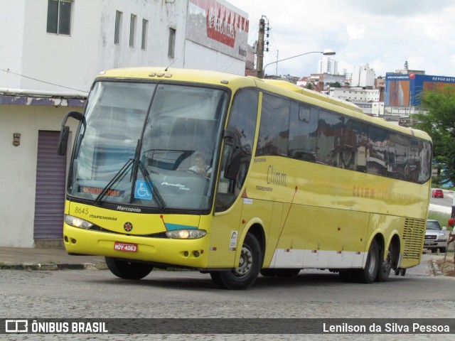 Viação Itapemirim 8645 na cidade de Caruaru, Pernambuco, Brasil, por Lenilson da Silva Pessoa. Número da foto: #12223450.