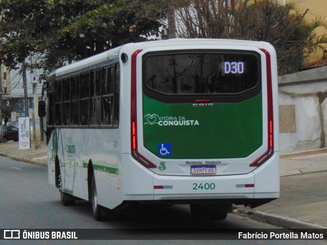 Viação Rosa Vitória da Conquista 2400 na cidade de Vitória da Conquista, Bahia, Brasil, por Fabrício Portella Matos. Número da foto: #12222729.