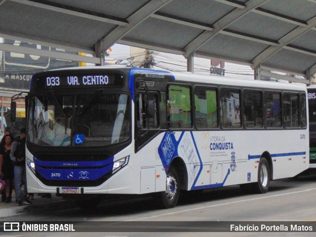 ATT - Atlântico Transportes e Turismo - Vitória da Conquista 2470 na cidade de Vitória da Conquista, Bahia, Brasil, por Fabrício Portella Matos. Número da foto: #12222758.