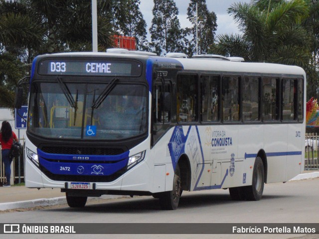 ATT - Atlântico Transportes e Turismo - Vitória da Conquista 2472 na cidade de Vitória da Conquista, Bahia, Brasil, por Fabrício Portella Matos. Número da foto: #12222691.