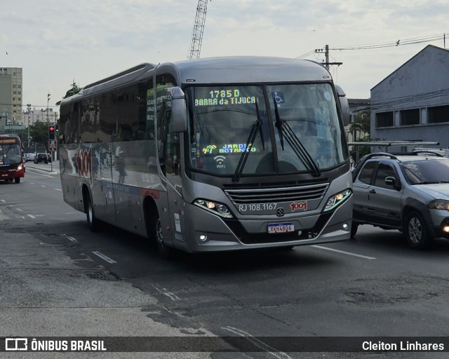 Auto Viação 1001 RJ 108.1167 na cidade de Niterói, Rio de Janeiro, Brasil, por Cleiton Linhares. Número da foto: #12221180.