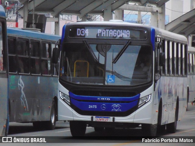 ATT - Atlântico Transportes e Turismo - Vitória da Conquista 2473 na cidade de Vitória da Conquista, Bahia, Brasil, por Fabrício Portella Matos. Número da foto: #12222788.