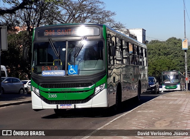 Sudeste Transportes Coletivos 3365 na cidade de Porto Alegre, Rio Grande do Sul, Brasil, por David Verissimo Jsauro. Número da foto: #12221166.