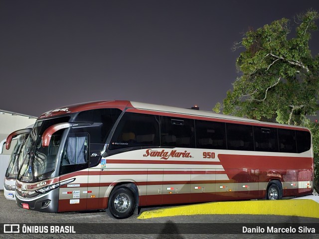Santa Maria Fretamento e Turismo > Transportes Santa Maria(SP) 950 na cidade de Curitiba, Paraná, Brasil, por Danilo Marcelo Silva. Número da foto: #12223685.