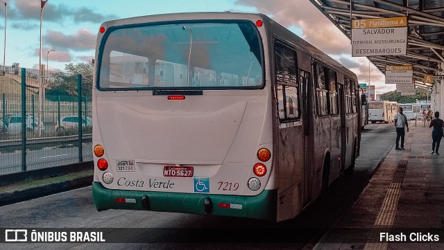 Empresa de Transportes Costa Verde 7219 na cidade de Salvador, Bahia, Brasil, por Flash Clicks. Número da foto: #12221318.