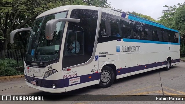 Viação Piracicabana 2712 na cidade de São Paulo, São Paulo, Brasil, por Fábio Paixão. Número da foto: #12223159.