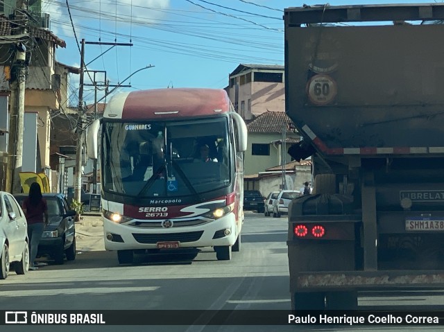 Viação Serro 26713 na cidade de Guanhães, Minas Gerais, Brasil, por Paulo Henrique Coelho Correa. Número da foto: #12224340.