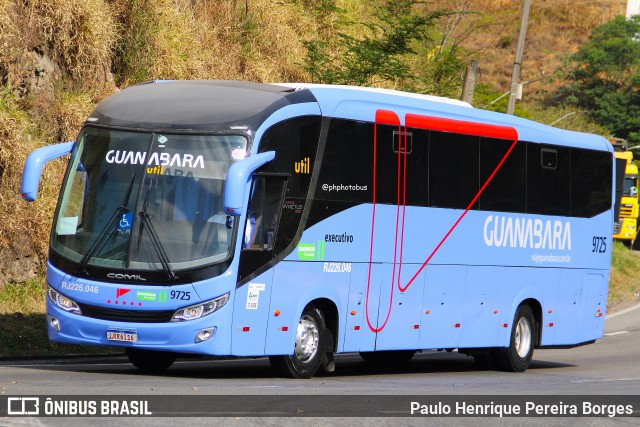 UTIL - União Transporte Interestadual de Luxo 9725 na cidade de Piraí, Rio de Janeiro, Brasil, por Paulo Henrique Pereira Borges. Número da foto: #12225503.