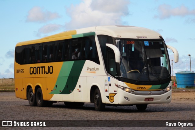 Empresa Gontijo de Transportes 18495 na cidade de Vitória da Conquista, Bahia, Brasil, por Rava Ogawa. Número da foto: #12224734.
