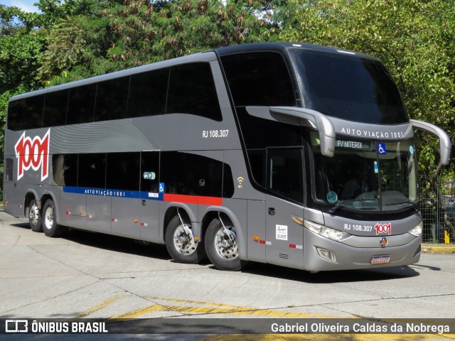Auto Viação 1001 RJ 108.307 na cidade de São Paulo, São Paulo, Brasil, por Gabriel Oliveira Caldas da Nobrega. Número da foto: #12224438.