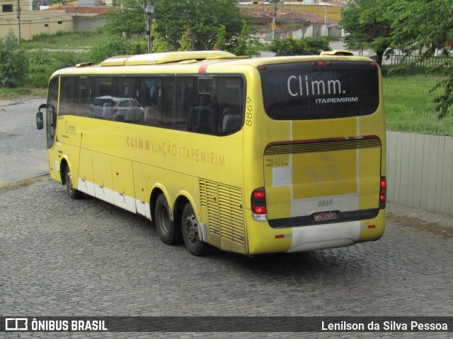 Viação Itapemirim 8869 na cidade de Caruaru, Pernambuco, Brasil, por Lenilson da Silva Pessoa. Número da foto: #12225490.