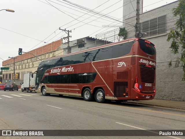 Santa Maria Fretamento e Turismo > Transportes Santa Maria(SP) 2300 na cidade de Santo André, São Paulo, Brasil, por Paulo Mota. Número da foto: #12224188.