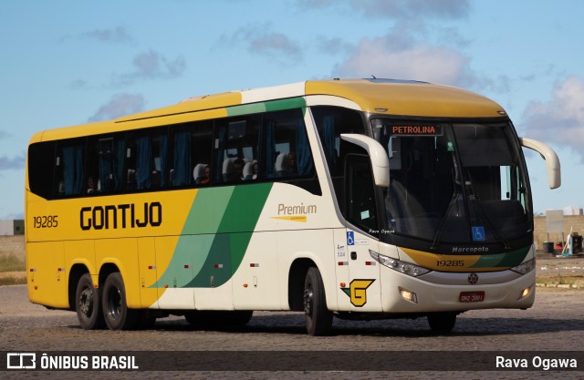 Empresa Gontijo de Transportes 19285 na cidade de Vitória da Conquista, Bahia, Brasil, por Rava Ogawa. Número da foto: #12224728.
