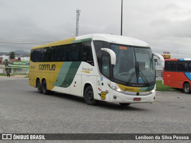 Empresa Gontijo de Transportes 18020 na cidade de Caruaru, Pernambuco, Brasil, por Lenilson da Silva Pessoa. Número da foto: #12225493.