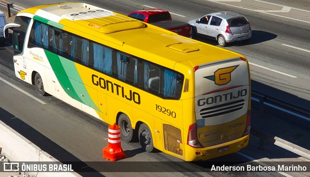 Empresa Gontijo de Transportes 19290 na cidade de Guarulhos, São Paulo, Brasil, por Anderson Barbosa Marinho. Número da foto: #12225653.
