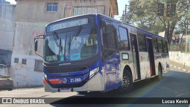 Viação Osasco 21.390 na cidade de Osasco, São Paulo, Brasil, por Lucas Kevin. Número da foto: #12226321.