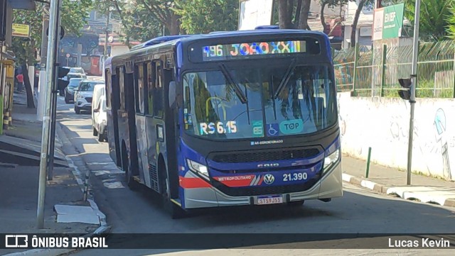 Viação Osasco 21.390 na cidade de Osasco, São Paulo, Brasil, por Lucas Kevin. Número da foto: #12226324.