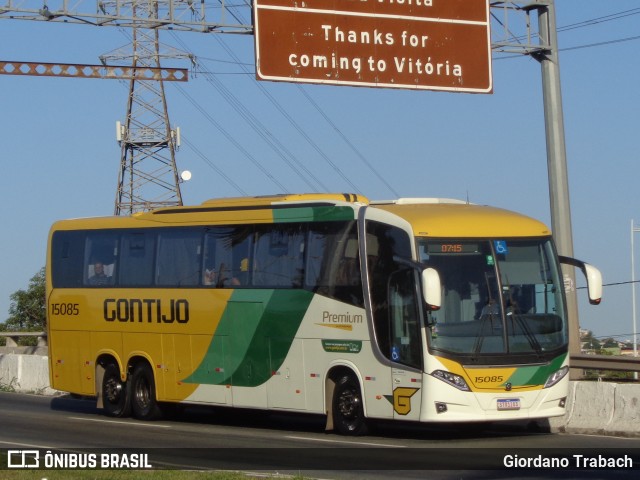 Empresa Gontijo de Transportes 15085 na cidade de Vitória, Espírito Santo, Brasil, por Giordano Trabach. Número da foto: #12227219.