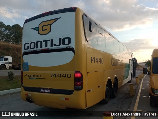 Empresa Gontijo de Transportes 14440 na cidade de Poços de Caldas, Minas Gerais, Brasil, por Lucas Alexandre Tavares. Número da foto: #12225948.