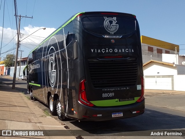 Viação Garcia 88089 na cidade de Rio Claro, São Paulo, Brasil, por André Fermino . Número da foto: #12227757.