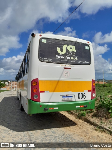 JA - Special Bus 006 na cidade de Japaratuba, Sergipe, Brasil, por Bruno Costa. Número da foto: #12226022.