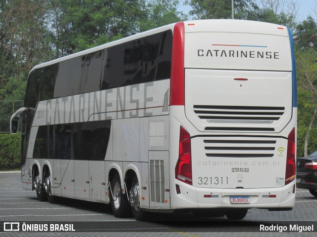 Auto Viação Catarinense 321311 na cidade de Rio de Janeiro, Rio de Janeiro, Brasil, por Rodrigo Miguel. Número da foto: #12227475.