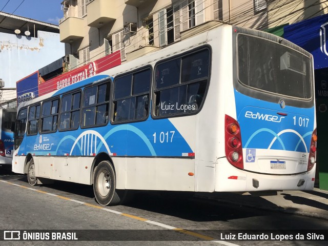 Viação Santa Edwiges e Turismo 1 017 na cidade de Barra do Piraí, Rio de Janeiro, Brasil, por Luiz Eduardo Lopes da Silva. Número da foto: #12226071.