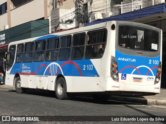 Annatur Transportes 2 103 na cidade de Barra do Piraí, Rio de Janeiro, Brasil, por Luiz Eduardo Lopes da Silva. Número da foto: #12226073.