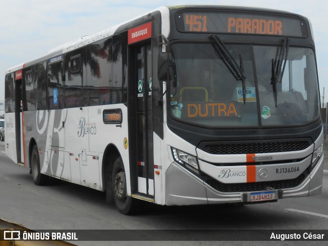 Transportes Blanco RJ 136.064 na cidade de Nova Iguaçu, Rio de Janeiro, Brasil, por Augusto César. Número da foto: #12226412.