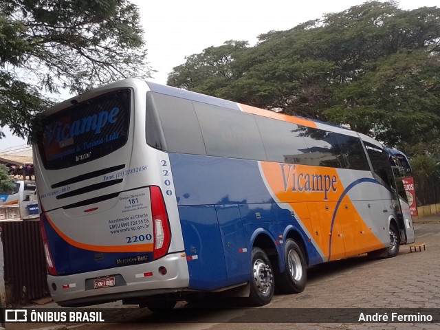 Vicampe Transportes e Turismo 2200 na cidade de Monte Sião, Minas Gerais, Brasil, por André Fermino . Número da foto: #12227749.