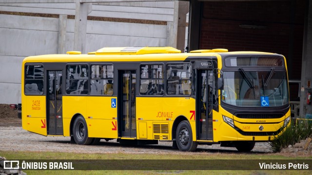 Transtusa - Transporte e Turismo Santo Antônio 2408 na cidade de Joinville, Santa Catarina, Brasil, por Vinicius Petris. Número da foto: #12227266.