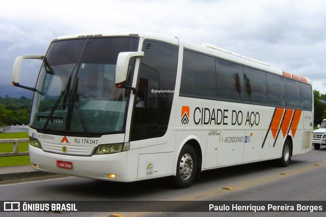 Viação Cidade do Aço RJ 174.047 na cidade de Resende, Rio de Janeiro, Brasil, por Paulo Henrique Pereira Borges. Número da foto: #12227459.