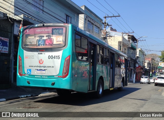 Auto Viação Urubupungá 00415 na cidade de Osasco, São Paulo, Brasil, por Lucas Kevin. Número da foto: #12226317.