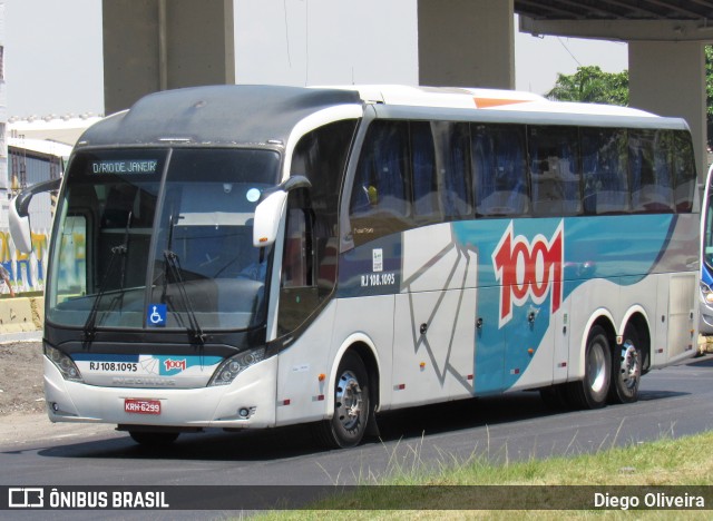 Auto Viação 1001 RJ 108.1095 na cidade de Rio de Janeiro, Rio de Janeiro, Brasil, por Diego Oliveira. Número da foto: #12226207.