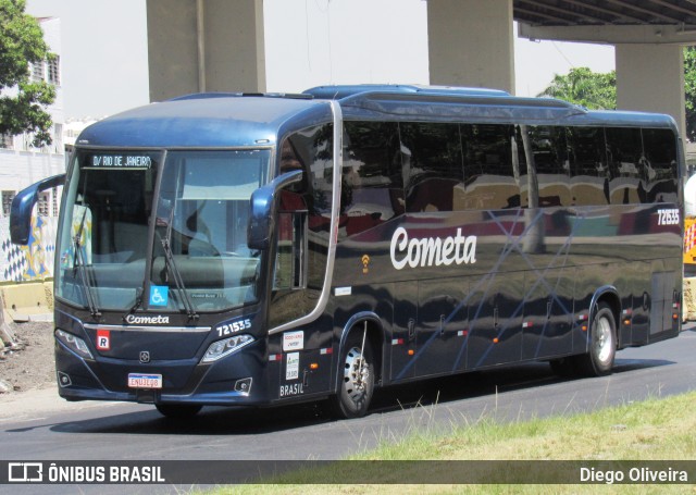 Viação Cometa 721535 na cidade de Rio de Janeiro, Rio de Janeiro, Brasil, por Diego Oliveira. Número da foto: #12226185.