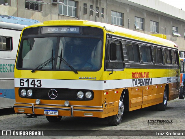 Viação Itapemirim 6143 na cidade de Juiz de Fora, Minas Gerais, Brasil, por Luiz Krolman. Número da foto: #12226729.