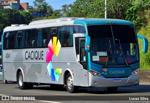 Cacique Transportes 4241 na cidade de Salvador, Bahia, Brasil, por Lucas Silva. Número da foto: #12227117.