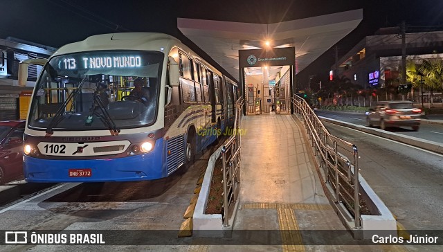 Metrobus 1102 na cidade de Goiânia, Goiás, Brasil, por Carlos Júnior. Número da foto: #12229694.