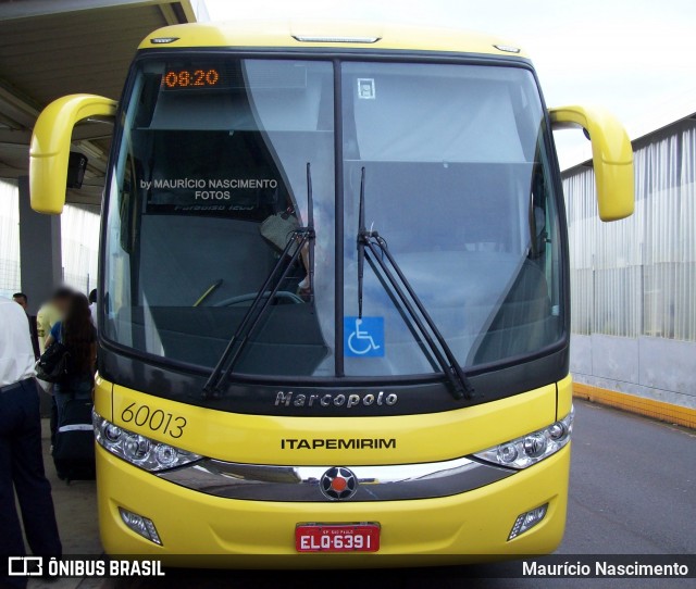 Viação Itapemirim 60013 na cidade de Belo Horizonte, Minas Gerais, Brasil, por Maurício Nascimento. Número da foto: #12228702.