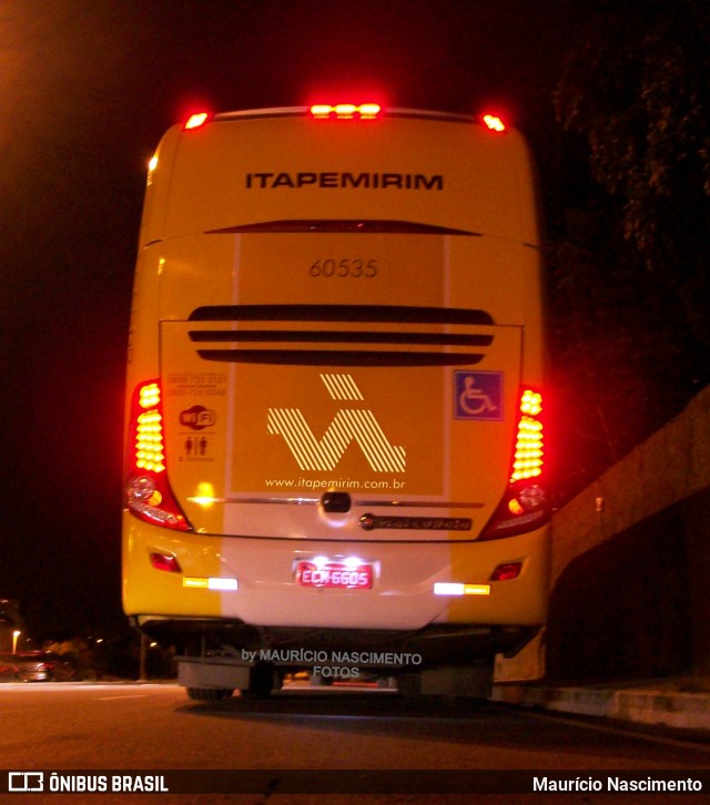 Viação Itapemirim 60535 na cidade de Belo Horizonte, Minas Gerais, Brasil, por Maurício Nascimento. Número da foto: #12228668.