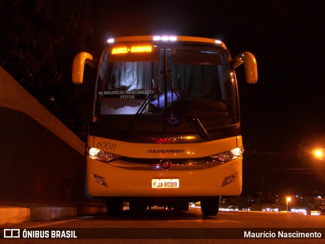 Viação Itapemirim 60011 na cidade de Belo Horizonte, Minas Gerais, Brasil, por Maurício Nascimento. Número da foto: #12228665.