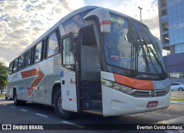 Viação Alvorada 842 na cidade de Vitória, Espírito Santo, Brasil, por Everton Costa Goltara. Número da foto: #12228168.