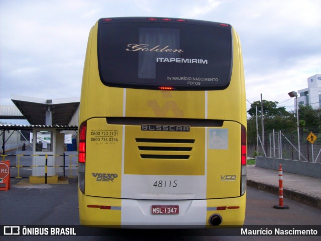 Viação Itapemirim 48115 na cidade de Belo Horizonte, Minas Gerais, Brasil, por Maurício Nascimento. Número da foto: #12228704.