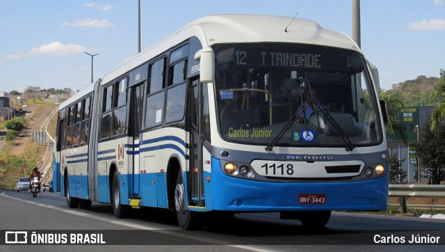 Metrobus 1118 na cidade de Goiânia, Goiás, Brasil, por Carlos Júnior. Número da foto: #12229655.