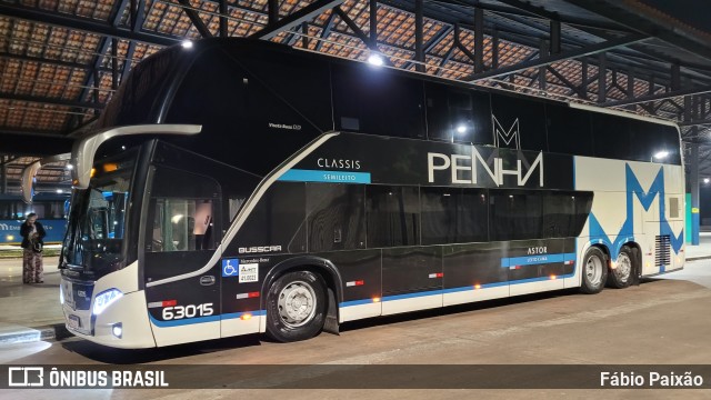 Empresa de Ônibus Nossa Senhora da Penha 63015 na cidade de Embu das Artes, São Paulo, Brasil, por Fábio Paixão. Número da foto: #12228350.