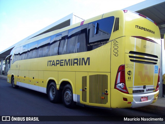 Viação Itapemirim 60019 na cidade de Belo Horizonte, Minas Gerais, Brasil, por Maurício Nascimento. Número da foto: #12228707.